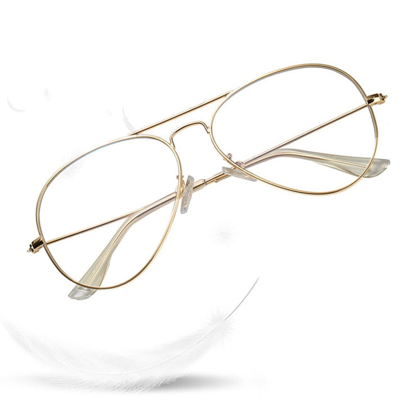 Handoer Unisex Full Rim Round Square Double Bridge Alloy Eyeglasses 2026 Full Rim Handoer   