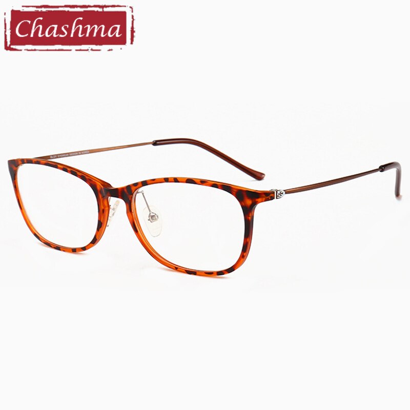 Chashma Women's Full Rim Square Ultem Resin Frame Eyeglasses 2205 Full Rim Chashma   