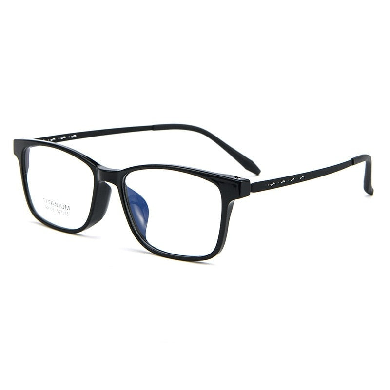 KatKani Unisex Full Rim Square Big Tr 90 Titanium Eyeglasses 99003t Full Rim KatKani Eyeglasses   