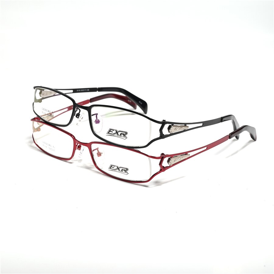 Cubojue Unisex Full Rim Small Rectangle Tr 90 Titanium Hyperopic Reading Glasses 8116 Reading Glasses Cubojue   