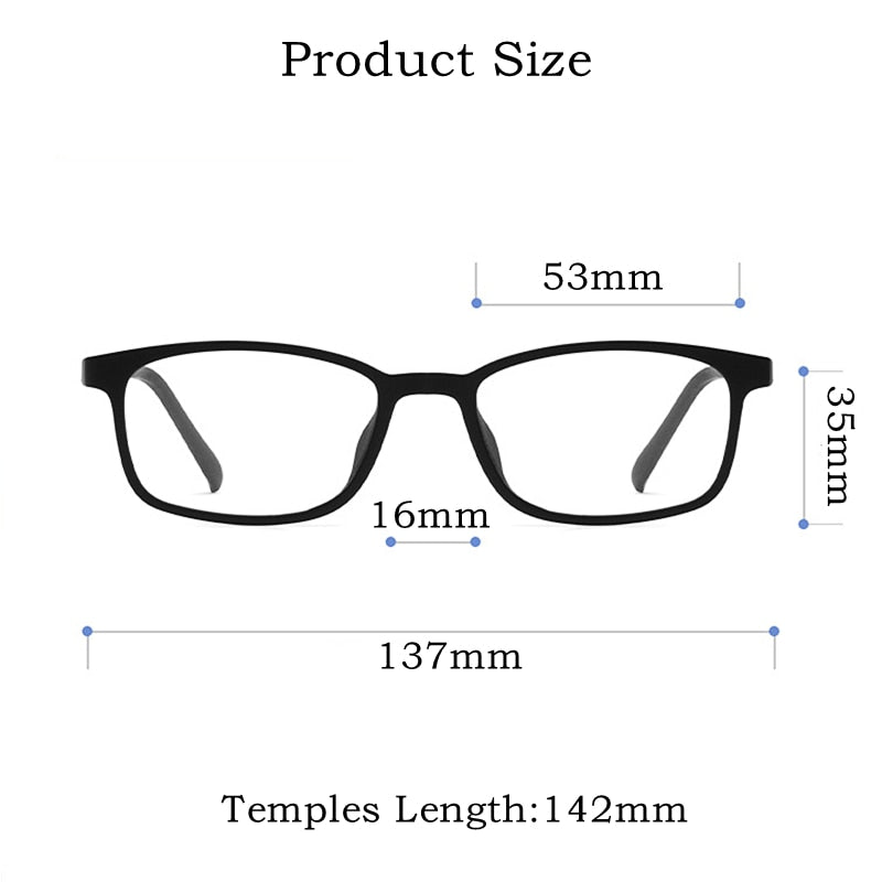 Yimaruili Unisex Full Rim Square Tr 90 Titanium Eyeglasses 9834XP Full Rim Yimaruili Eyeglasses   