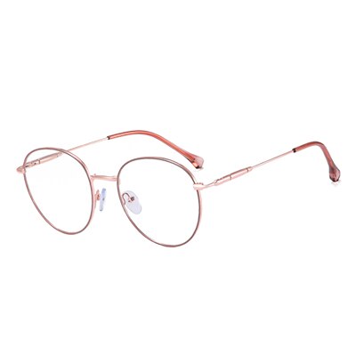 Ralferty Women's Full Rim Round Square Alloy Eyeglasses F95950 Full Rim Ralferty C3 Claret China 