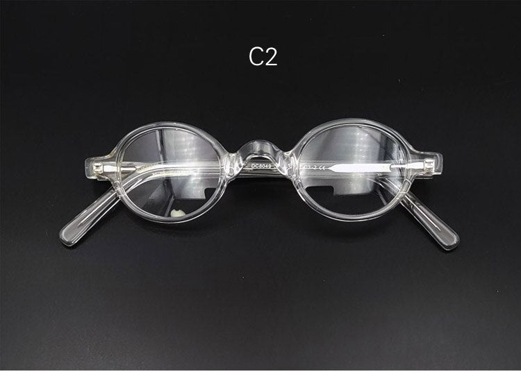 Yujo Unisex Full Rim Small Oval Acetate Eyeglasses Customizable Lenses Full Rim Yujo C2 China 