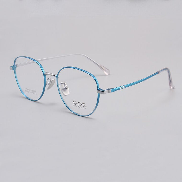 Zirosat Unisex Eyeglasses Frame Pure Titanium 88309 Frame Zirosat blue  