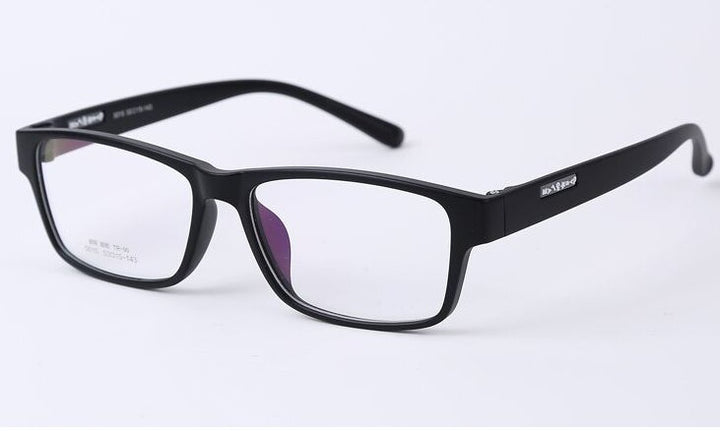 Oveliness Unisex Full Rim Square Tr 90 Eyeglasses 05015 Full Rim Oveliness matt black  