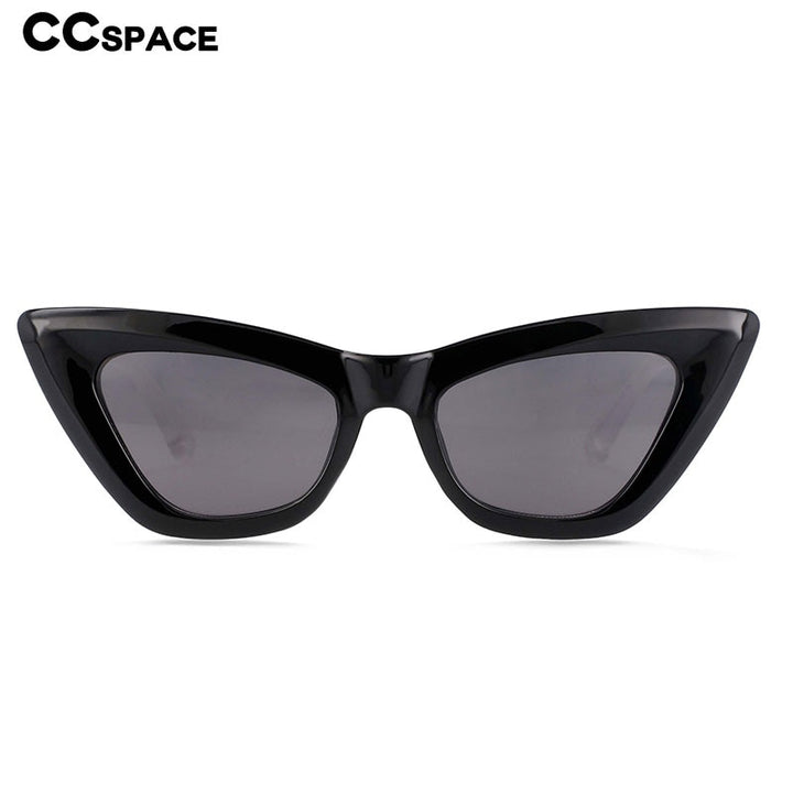 CCSpace Women's Full Rim Cat Eye Resin Frame Sunglasses 54226 Sunglasses CCspace Sunglasses   
