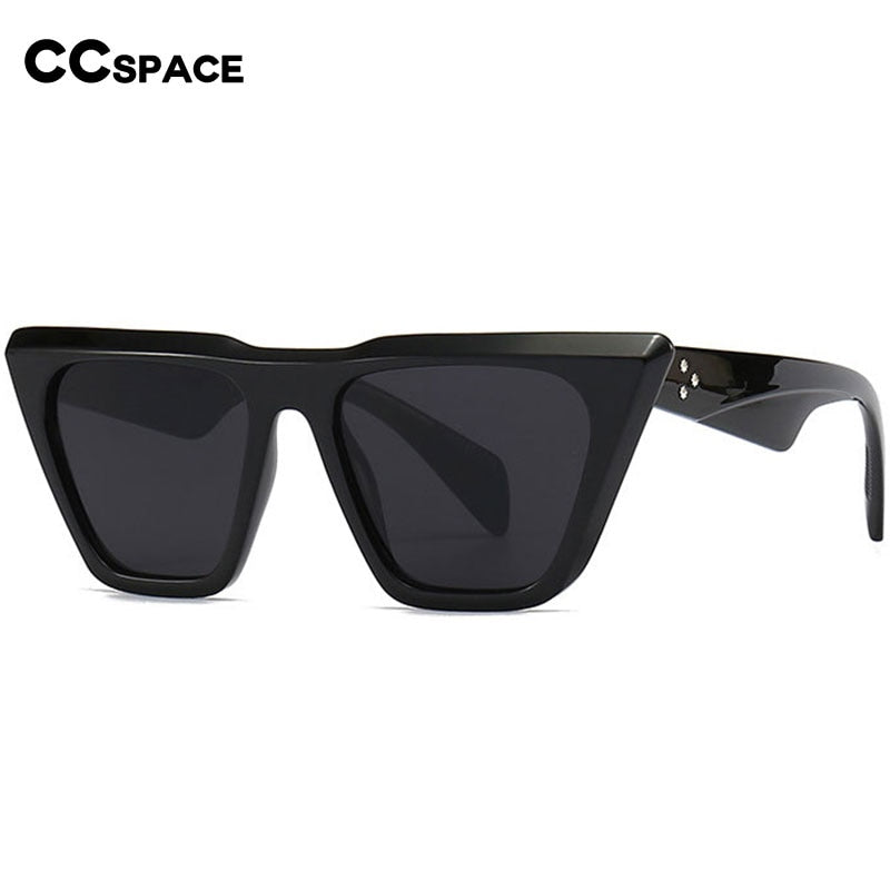 CCSpace Unisex Full Rim Square Cat Eye Tr 90 UV400 Sunglasses 56215 Sunglasses CCspace Sunglasses   