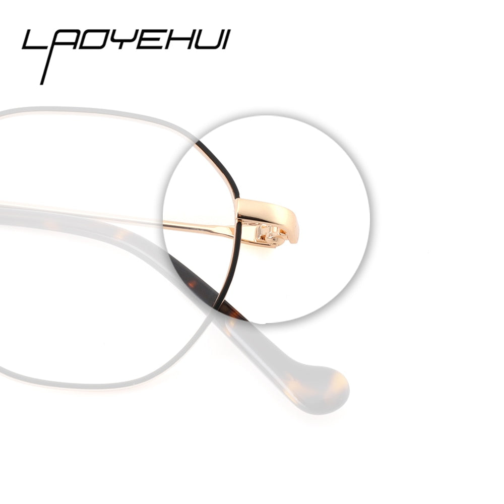 Laoyehui Unisex Full Rim Round Alloy Frame Eyeglasses 8824 Full Rim Laoyehui   
