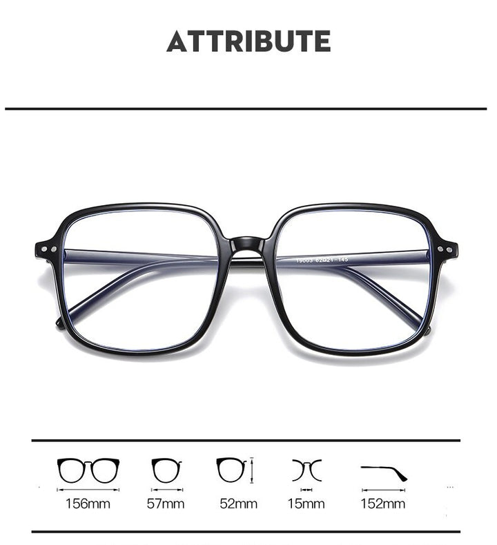 Cubojue Oversized Square Reading Glasses – FuzWeb