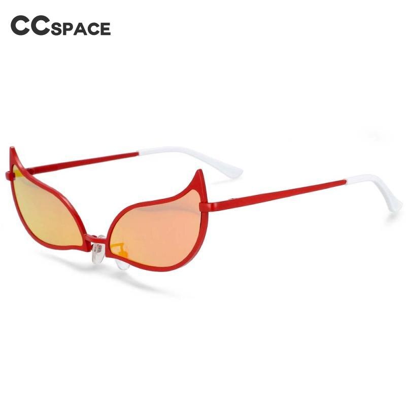 CCspace Unisex Full Rim Cat Eye Alloy Frame Sunglasses 54328 Sunglasses CCspace Sunglasses   