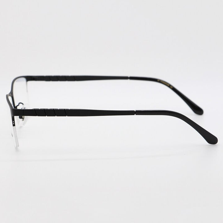 Bclear Unisex Semi Rim Square Titanium Frame Eyeglasses My71056a Semi Rim Bclear   