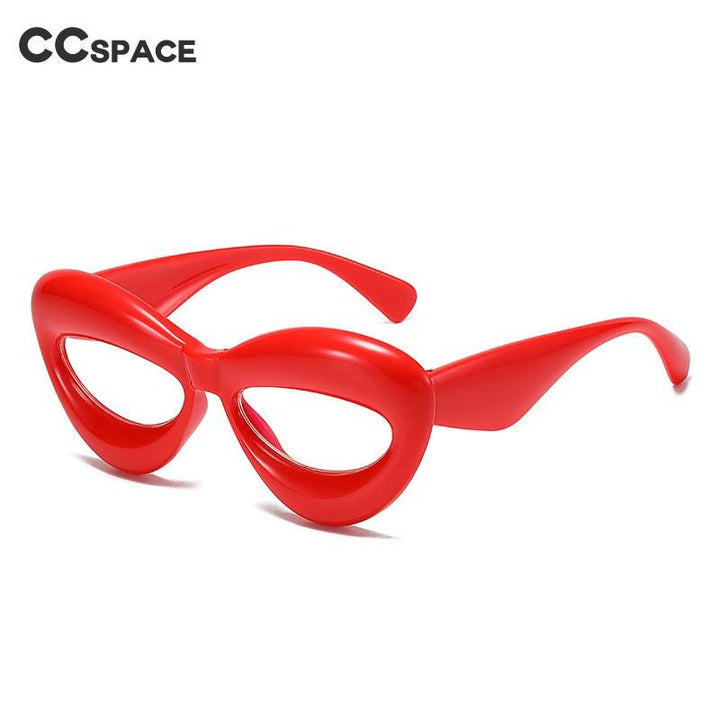 CCspace Unisex Full Rim Acetate Cat Eye Or Square Eyeglasses 55579 Full Rim CCspace   