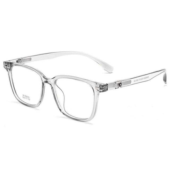 Yimaruili Unisex Full Rim Square Tr 90 Acetate Eyeglasses Bv83003b Full Rim Yimaruili Eyeglasses   