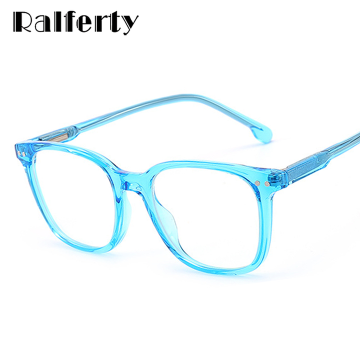 Ralferty Children's Unisex Full Rim Square Tr 90 Acetate Eyeglasses M3568 Full Rim Ralferty   