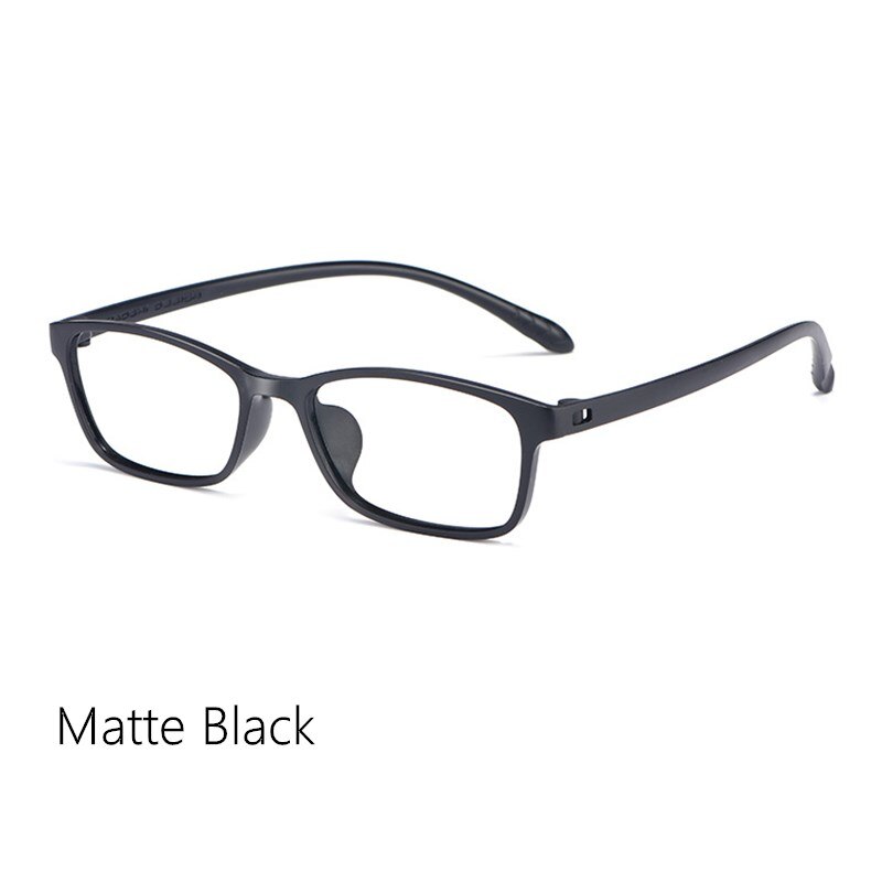Yimaruili Unisex Full Rim Square Tr 90 Ultem Anti Blue Light Reading Glasses X1/X2 Reading Glasses Yimaruili Eyeglasses +50 X2 Matte Black 