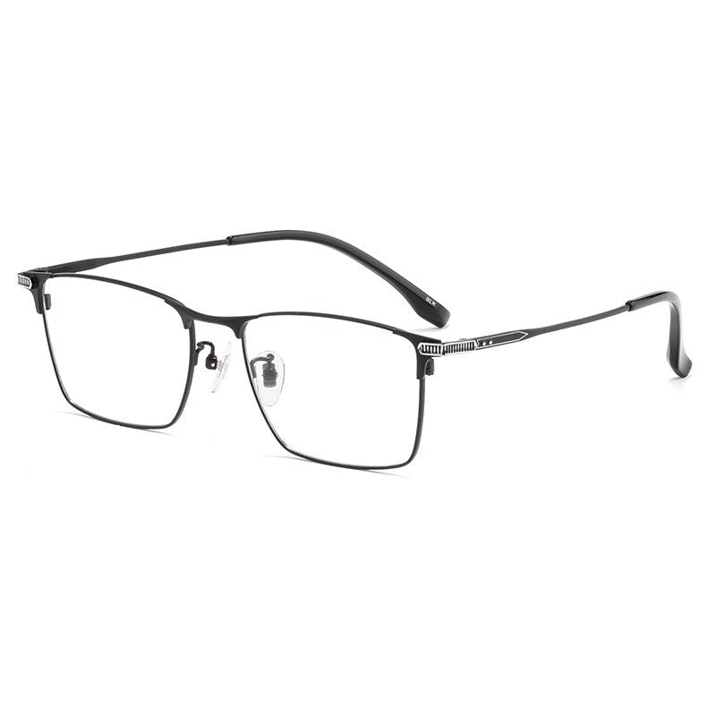 Hotochki Men's Full Rim Square Titanium Eyeglasses 80100T Full Rim Hotochki   