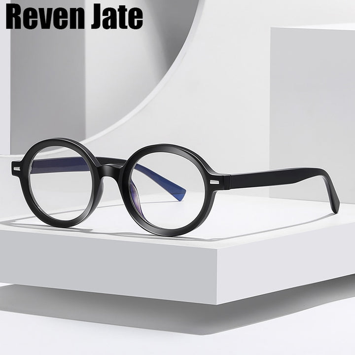 Reven Jate Unisex Full Rim Oval Tr 90 Eyeglasses 2092 Full Rim Reven Jate   