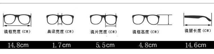 CCSpace Unisex Full Rim Big Polygon Square Tr 90 Titanium Eyeglasses 55580 Full Rim CCspace   