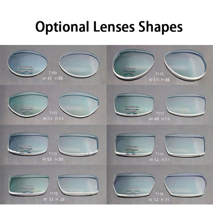 Handoer Unisex Rimless Customized Shaped Lenses 862 Alloy Eyeglasses Rimless Handoer   
