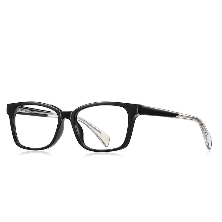 Zirosat Children's Unisex Full Rim Square Tr 90 + Cp Eyeglasses 20216 Full Rim Zirosat C1  