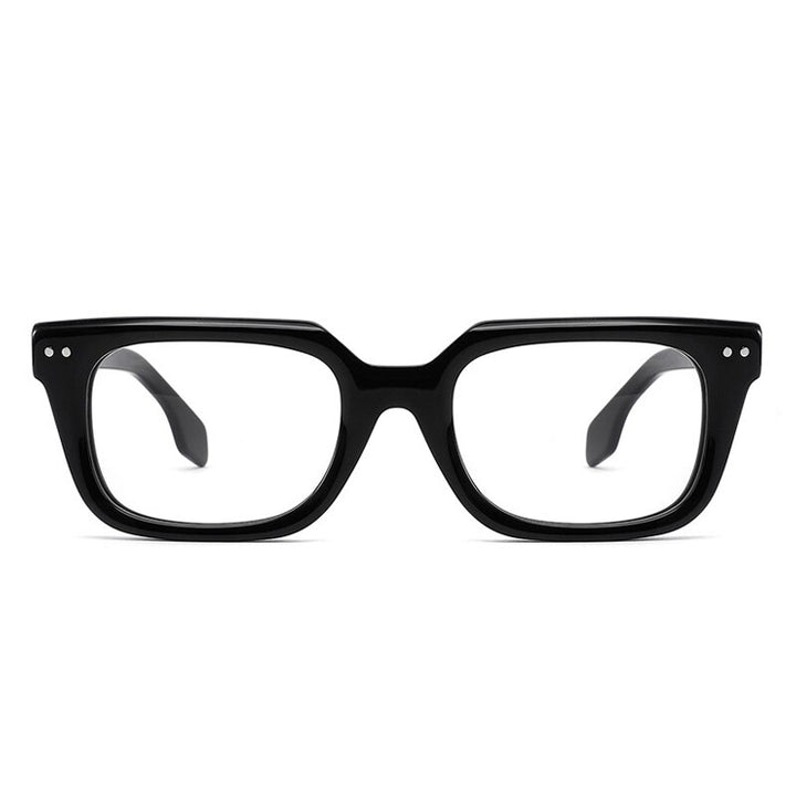 Gatenac Unisex Full Rim Square Acetate Frame Eyeglasses Gxyj797 Full Rim Gatenac   