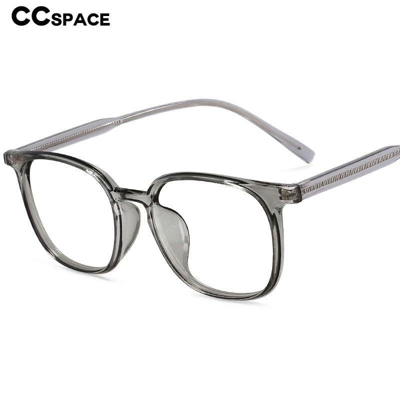 CCspace Unisex Full Rim Square Tr 90 Acetate Eyeglasses 55518 Full Rim CCspace   