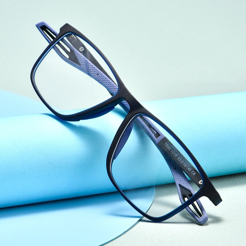 Bclear Unisex Full Rim Square Tr 90 Titanium Sport Eyeglasses Zm1019 Full Rim Bclear   