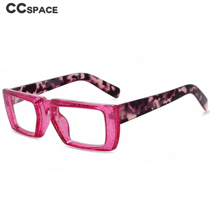 CCSpace Women's Full Rim Square Tr 90 Eyeglasses 56435 Full Rim CCspace   