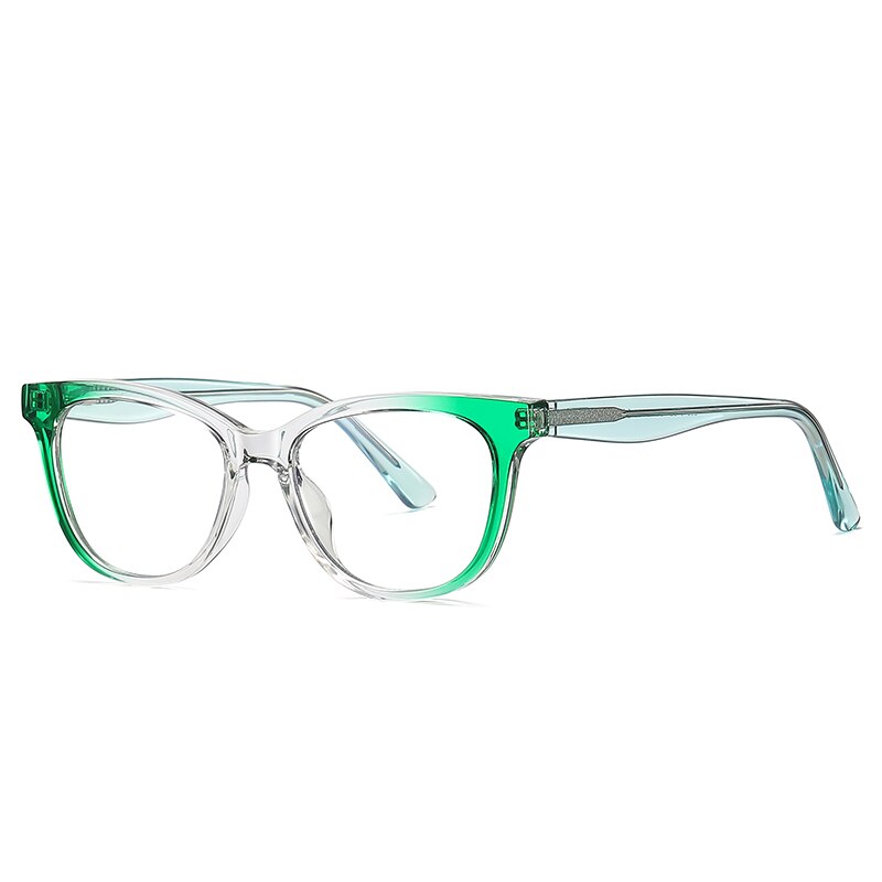 Gmei Women's Full Rim Small Square Tr 90 Titanium Spring Hinge Eyeglasses 20210 Full Rim Gmei Optical C2  