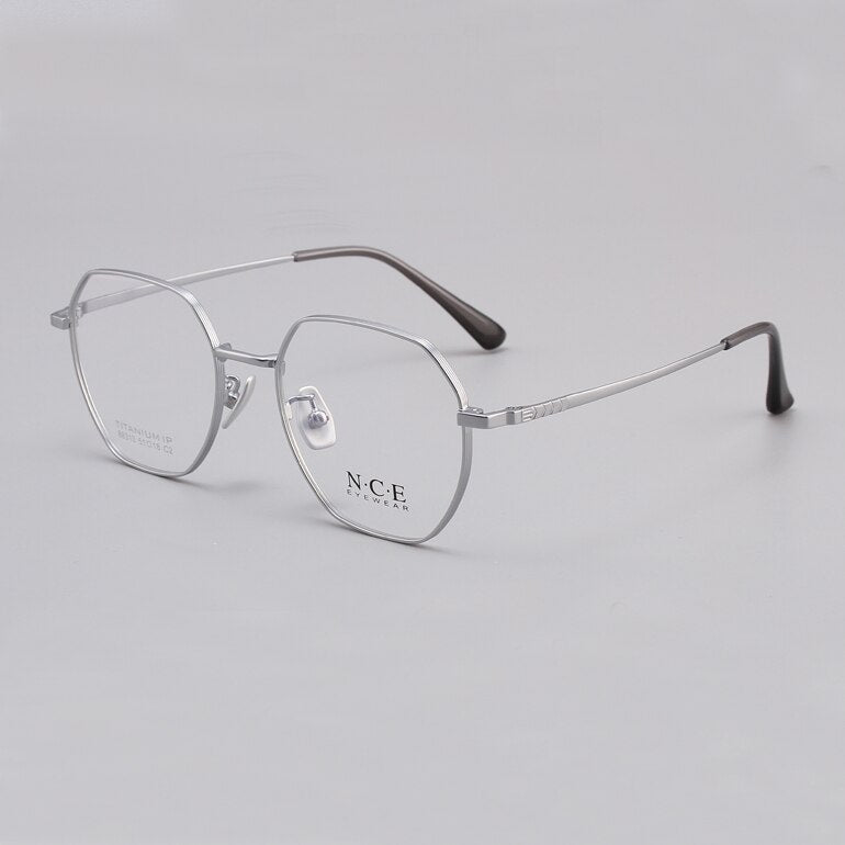 Zirosat Unisex Eyeglasses Frame Pure Titanium 88313 Frame Zirosat silver  