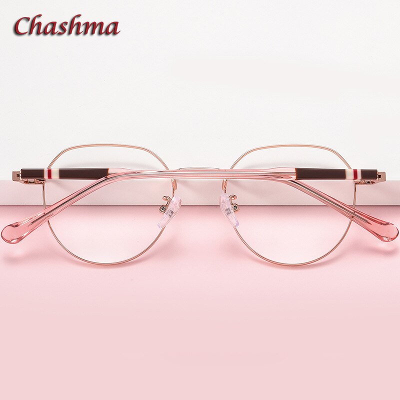 Chashma Ochki Unisex Full Rim Round Stainless Steel Acetate Eyeglasses 1921 Full Rim Chashma Ochki   