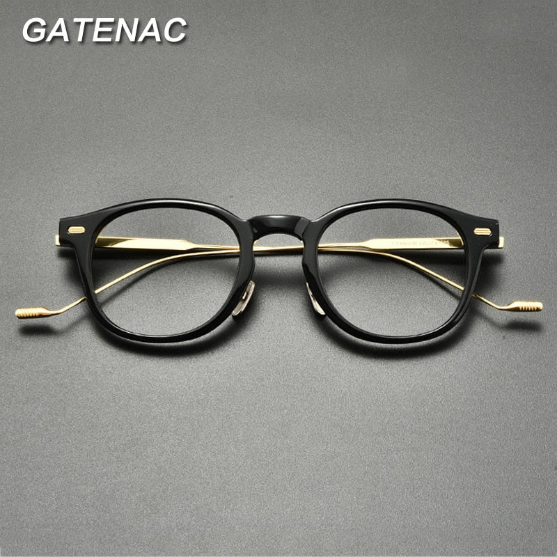 Gatenac Square Round Eyeglasses – FuzWeb