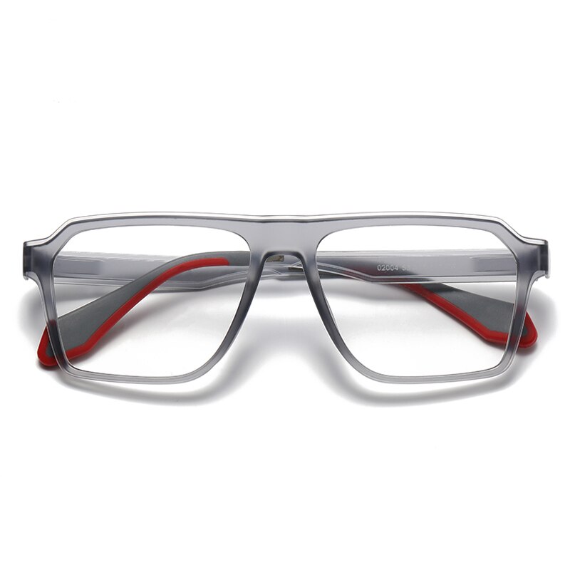 Hdcrafter Men's Full Rim Square Tr 90 Titanium Sport Eyeglasses 02004 Full Rim Hdcrafter Eyeglasses   