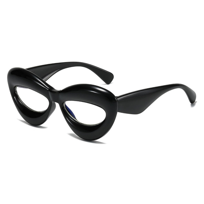 CCspace Unisex Full Rim Acetate Cat Eye Or Square Eyeglasses 55579 Full Rim CCspace Black China 