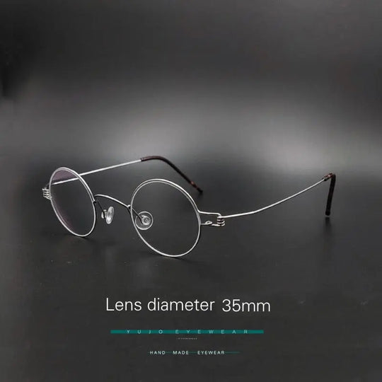 Yujo Unisex Round Y065 Prescription Eyeglasses | FuzWeb