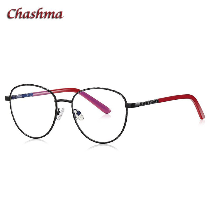 Chashma Ochki Unisex Full Rim Oval Square Stainless Steel Eyeglasses 3031 Full Rim Chashma Ochki C5  