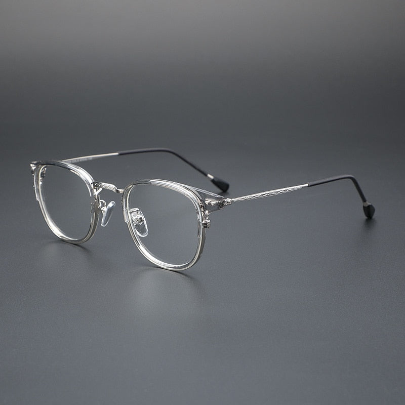 Cubojue Unisex Full Rim Square Alloy Hyperopic Reading Glasses Reading Glasses Cubojue 0 grey 