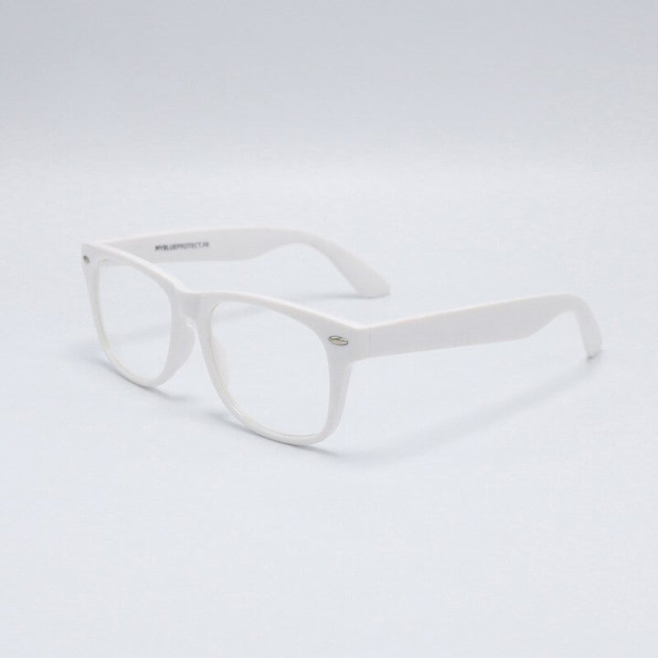 Cubojue Unisex Full Rim Square Tr90 Titanium Hyperopic Reading Glasses Y1040k Reading Glasses Cubojue anti blue light 0 White 