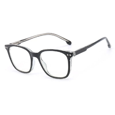 Ralferty Children's Unisex Full Rim Square Tr 90 Acetate Eyeglasses M3568 Full Rim Ralferty China C1 Black 