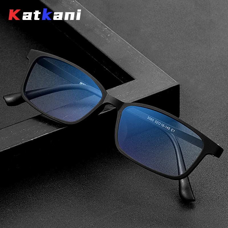 KatKani Unisex Full Rim Square Tr 90 Titanium Eyelasses 3085 Full Rim KatKani Eyeglasses   