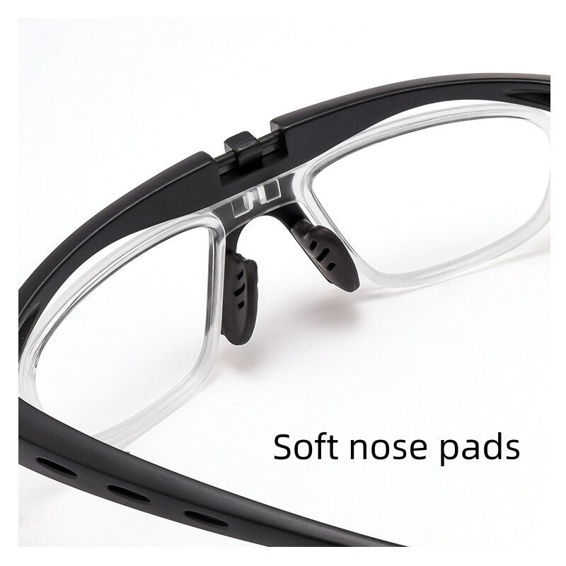 KatKani Unisex Full Rim Square Ultem Sport Eyeglasses With Polarized Clip On Sunglasses 2320T Clip On Sunglasses KatKani Eyeglasses   