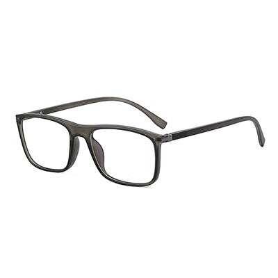 Ralferty Men's Full Rim Square Tr 90 Acetate Eyeglasses F95348 Full Rim Ralferty C3 Matt Gray China 