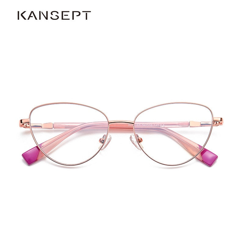 Kansept Women's Full Rim Cat Eye Alloy Eyeglasses 3020 Full Rim Kansept   