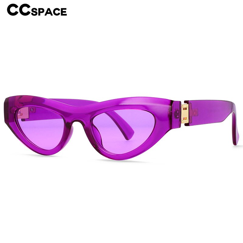 CCspace Women's Full Rim Cat Eye Resin Frame Sunglasses 54473 Sunglasses CCspace Sunglasses   
