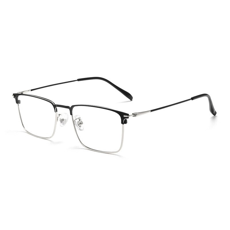 Hotochki Men's Eyeglasses - Square Titanium Frame – FuzWeb