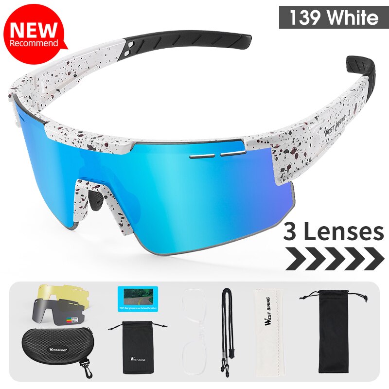 West Biking TR90 Polarized Sport Sunglasses - Stylish and