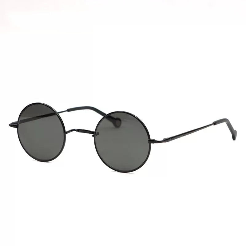 Hdcrafter Unisex Full Rim Round Alloy Polarized Sunglasses Ps7087s Sunglasses HdCrafter Sunglasses   