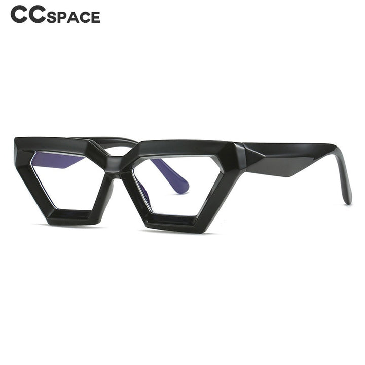 CCSpace Women's Full Rim Oval Cat Eye Acetate Eyeglasses 55613 Full Rim CCspace   