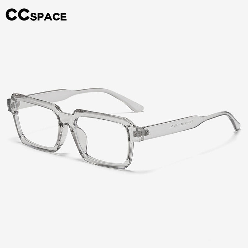 CCSpace Unisex Full Rim Square Tr 90 Titanium Eyeglasses 55477 Full Rim CCspace   