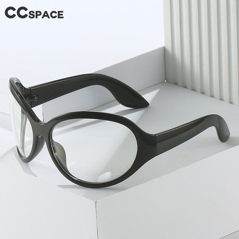 CCSpace Women's Full Rim Oversized Oval PC Eyeglasses 56356 Full Rim CCspace   